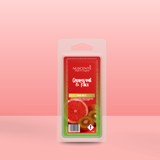 50g *LAST CHANCE Grapefruit & Kiwi Scented Wax Melt - Nuscents