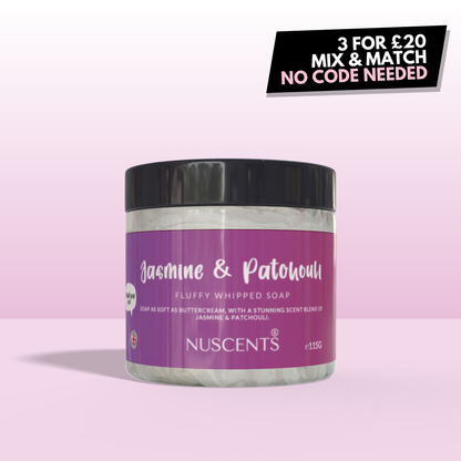 Jasmine & Patchouli Whipped Soap