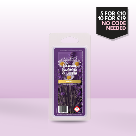 50g *LAST CHANCE Lavender, Chamomile & Vanilla Scented Wax Melt