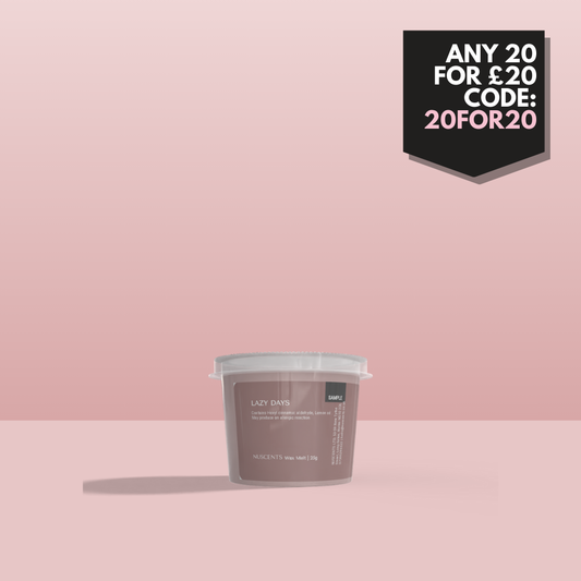 *Lazy Days Wax Melt Sample 25g