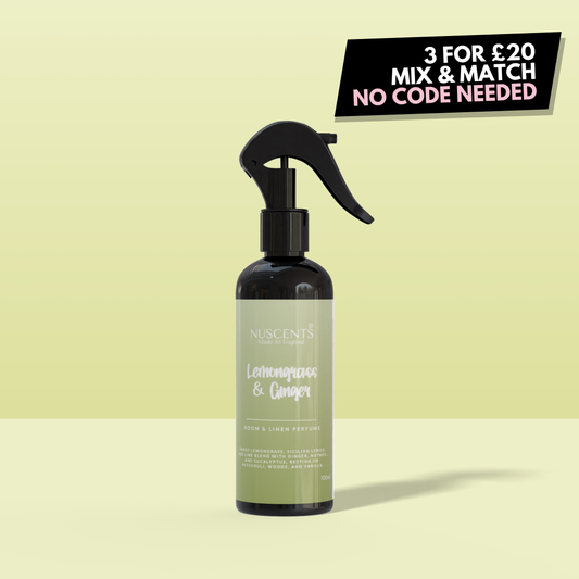 Lemongrass & Ginger Room & Linen Perfume Spray
