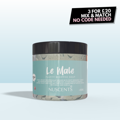 Le Male Whipped Soap