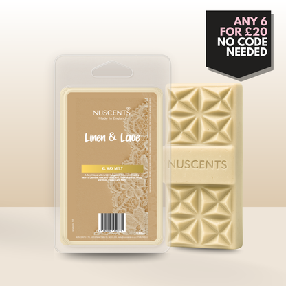 *LAST CHANCE Linen & Lace Wax Melt 100g XL