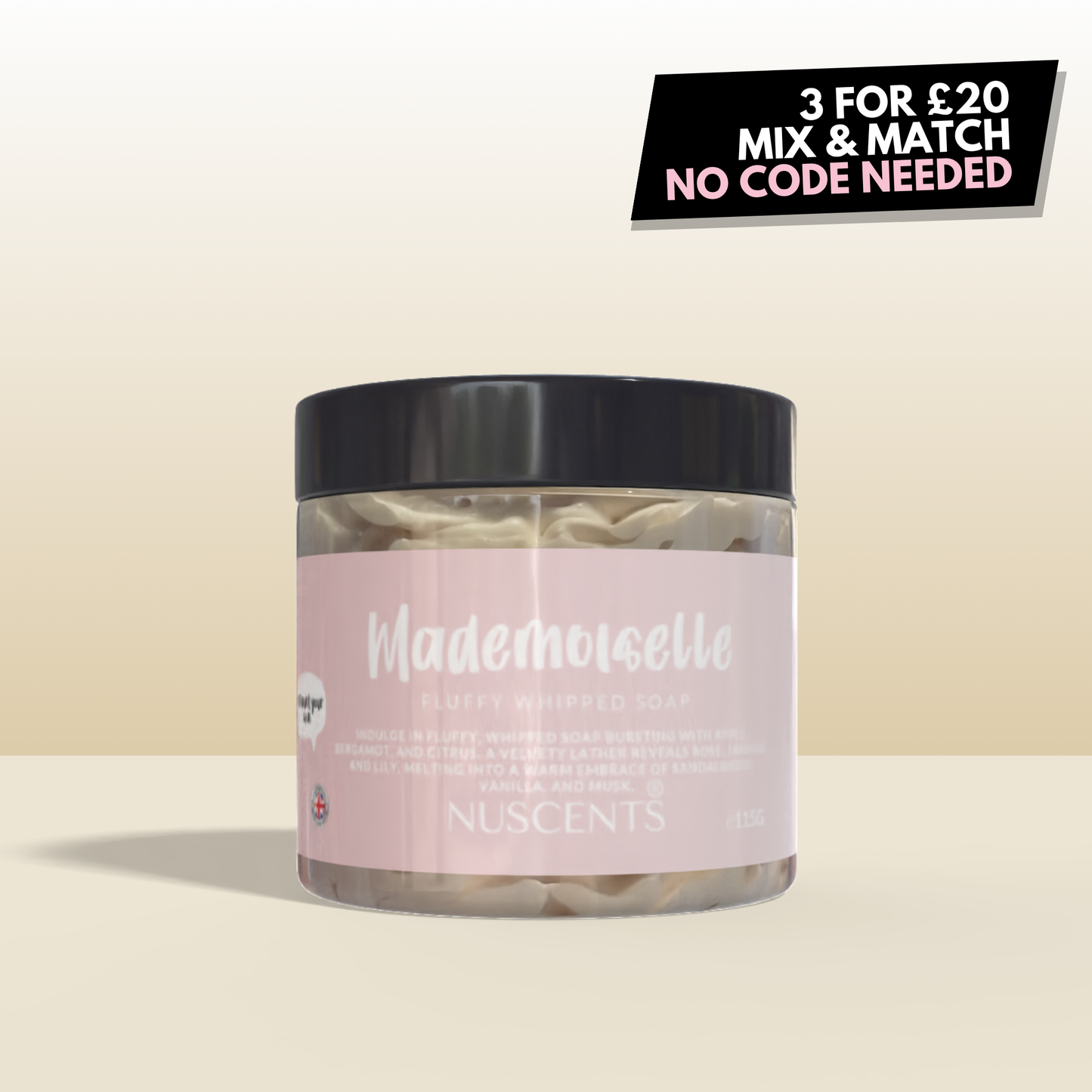 Mademoiselle Whipped Soap