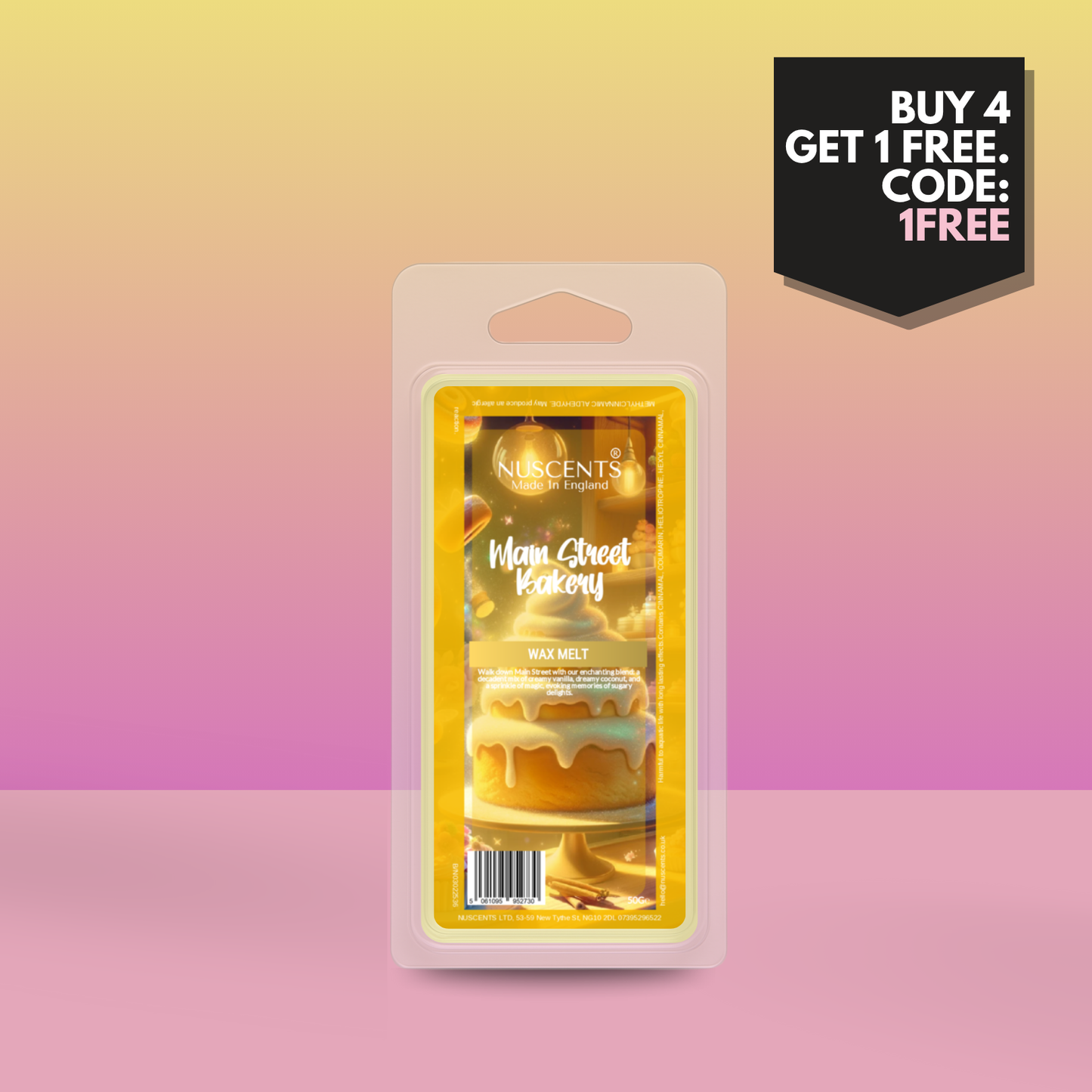50g *LAST CHANCE Main Street Bakery Scented Wax Melt