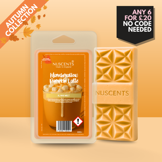*AUTUMN Marshmallow Pumpkin Latte Wax Melt 100g XL