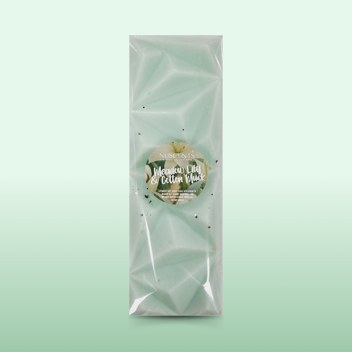 *LIMITED EDITION Meadow Lily & Cotton Musk Wax Melt Snap Bar XL