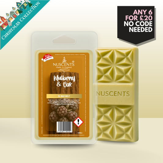 *CHRISTMAS Mulberry & Oak Wax Melt 100g XL