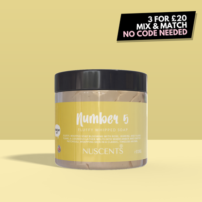 Number 5 Whipped Soap