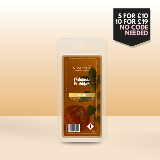 50g *NEW Patchouli & Amber Scented Wax Melt