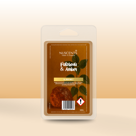 *NEW Patchouli & Amber XL Wax Melt - Nuscents