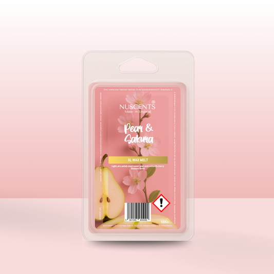 *NEW Pear & Sakura XL Wax Melt - Nuscents