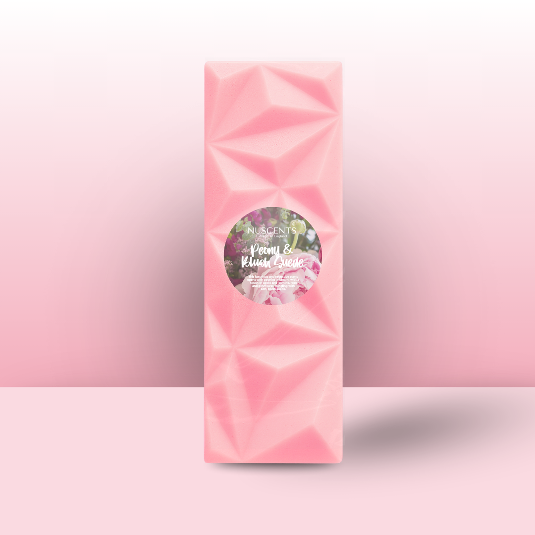 *Peony & Blush Suede - Original Wax Melt Snap Bar XL