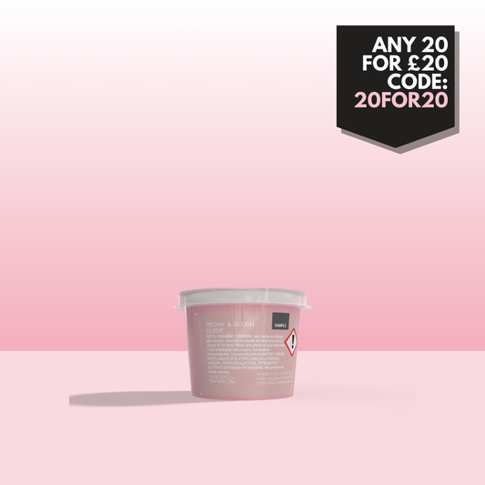 Peony & Blush Suede Wax Melt Sample 25g