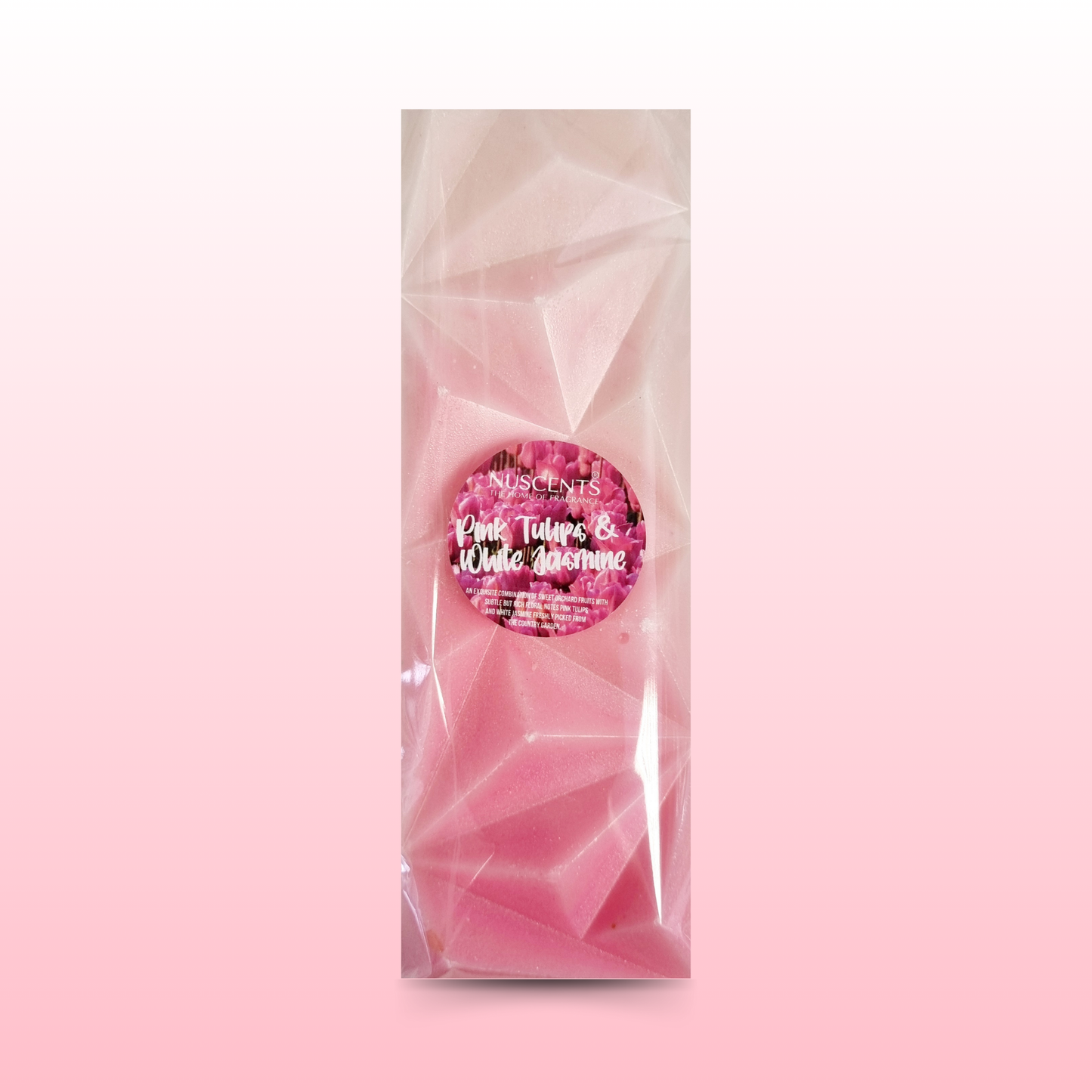 Pink Tulips & White Jasmine Mrs Hinch Inspired Wax Melt Snap Bar XL