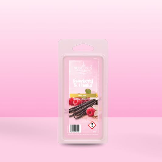 50g *Raspberry & Vanilla Scented Wax Melt