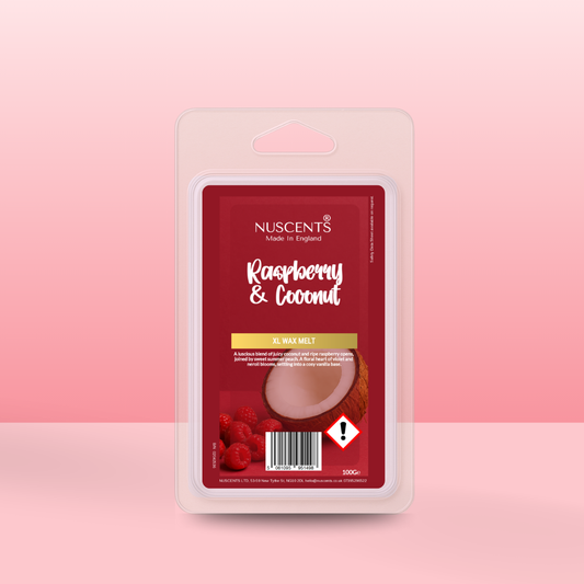 *LIMITED EDITION Raspberry & Coconut XL Wax Melt - Nuscents