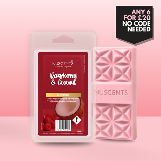*LIMITED EDITION Raspberry & Coconut Wax Melt 100g XL