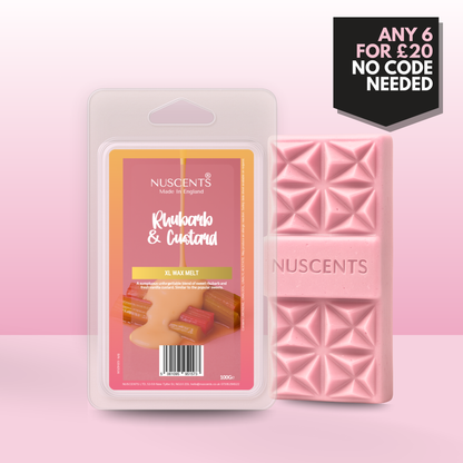 Rhubarb & Custard Wax Melt 100g XL