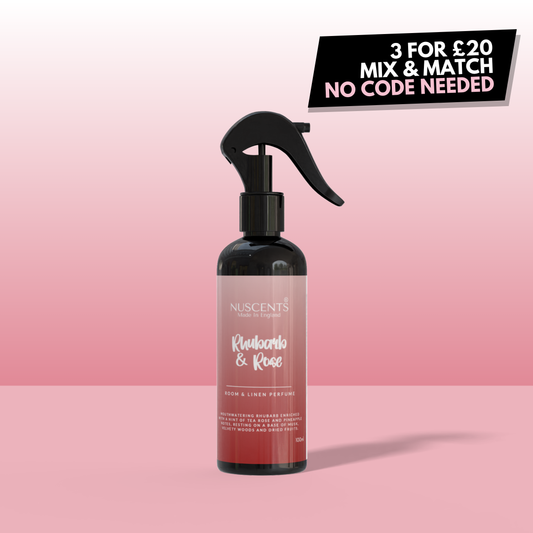 Rhubarb & Rose Room & Linen Perfume Spray