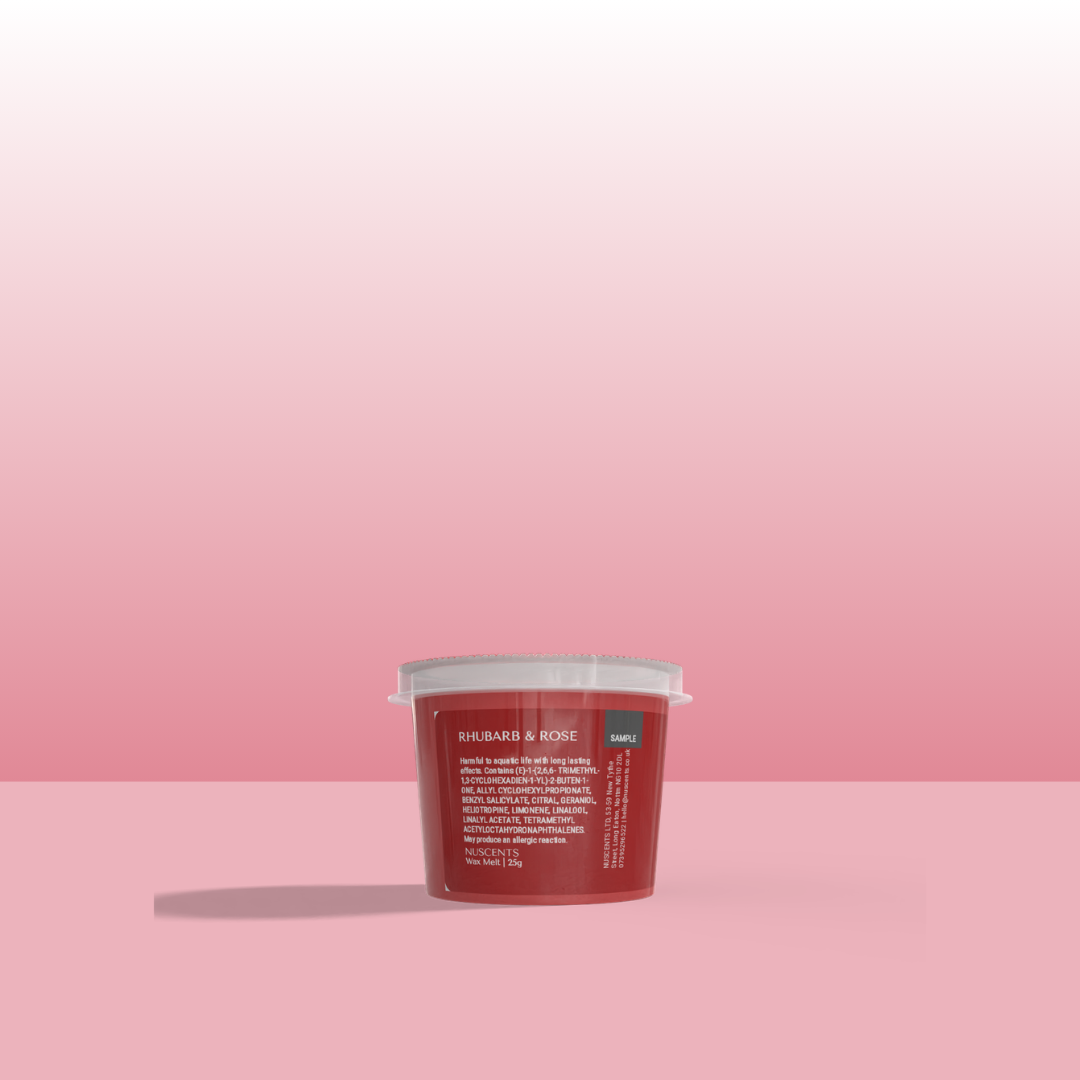 Rhubarb & Rose Wax Melt Sample 25g