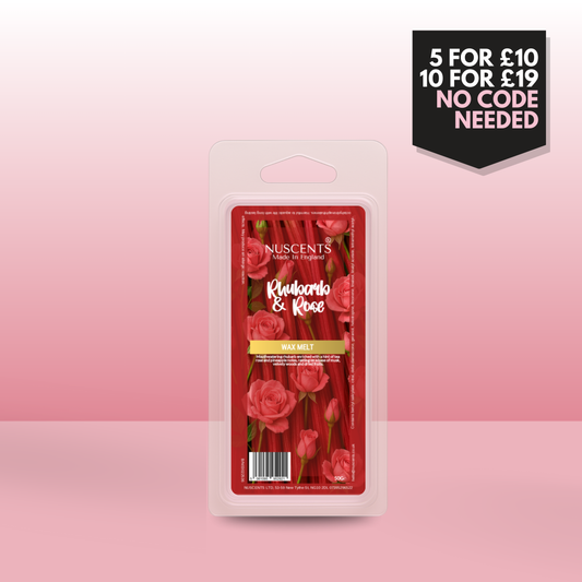 50g Rhubarb & Rose Scented Wax Melt