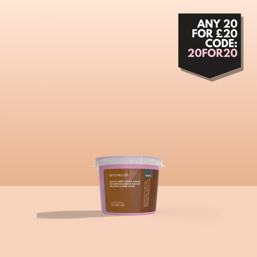 Seychelles Wax Melt Sample 25g