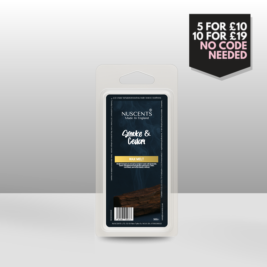 50g *NEW Smoke & Cedar Scented Wax Melt