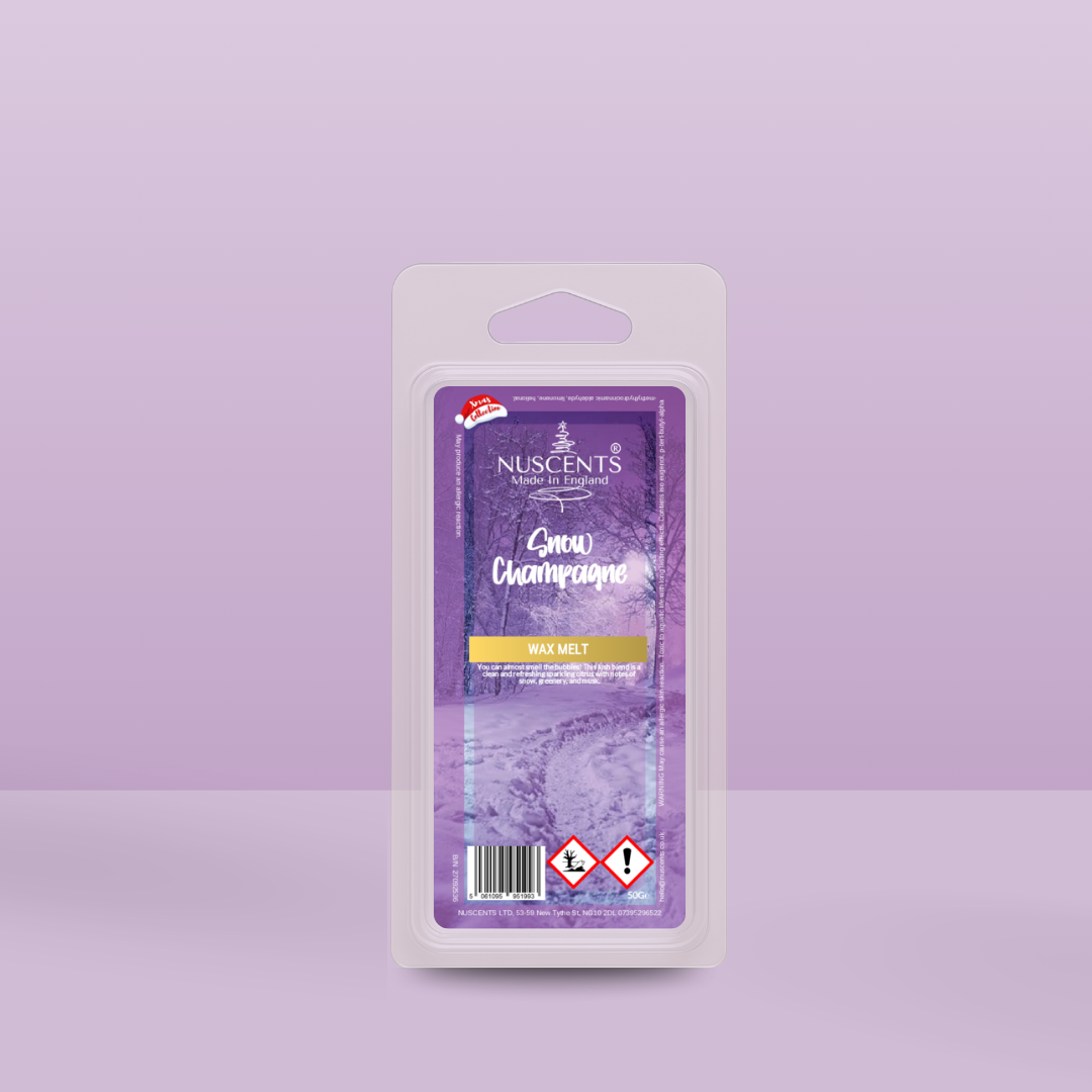 50g *CHRISTMAS Snow Champagne Scented Wax Melt