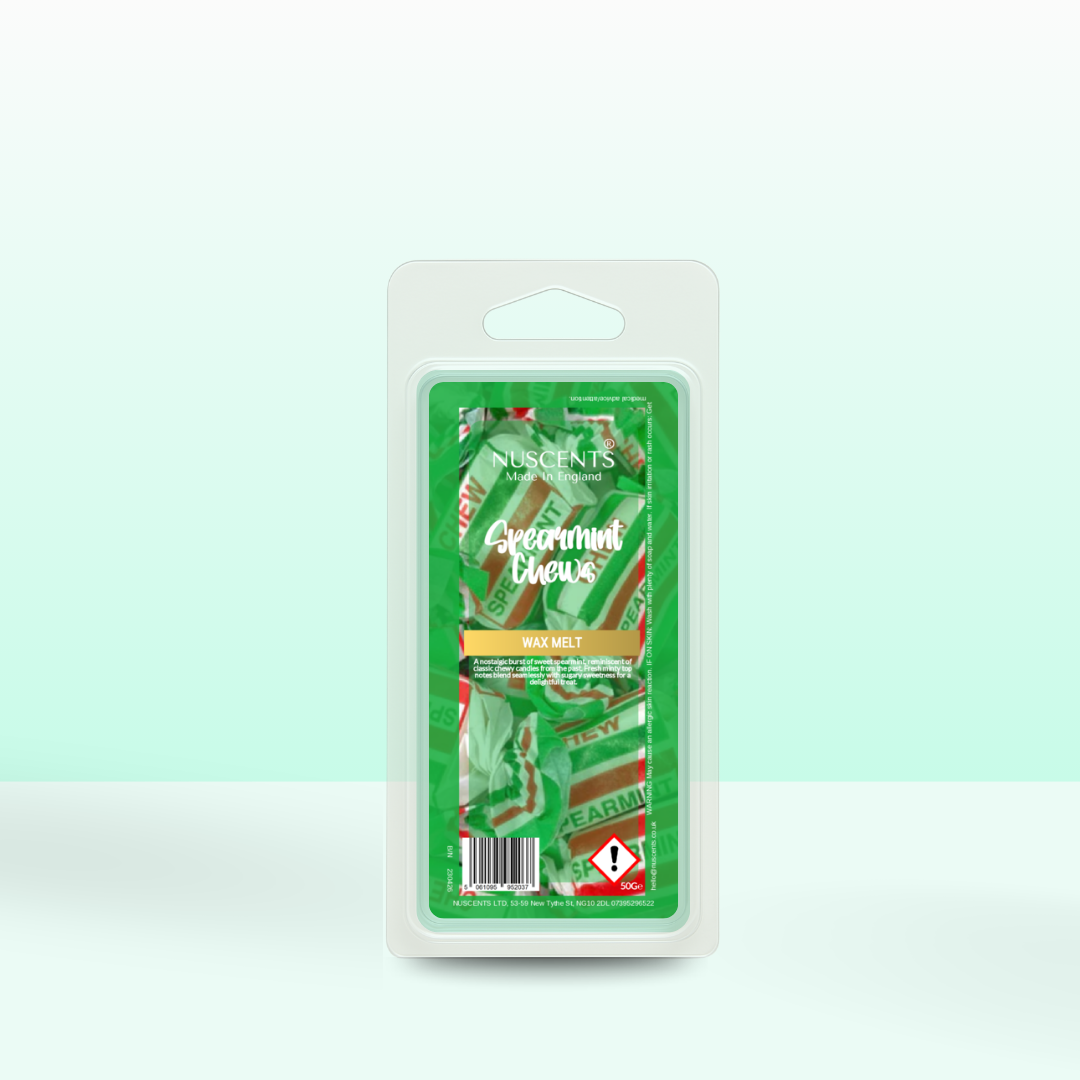 50g *Spearmint Chews Scented Wax Melt