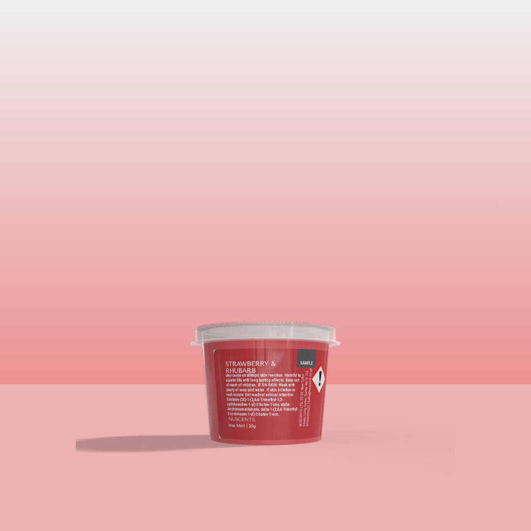Strawberry & Rhubarb Wax Melt Sample 25g