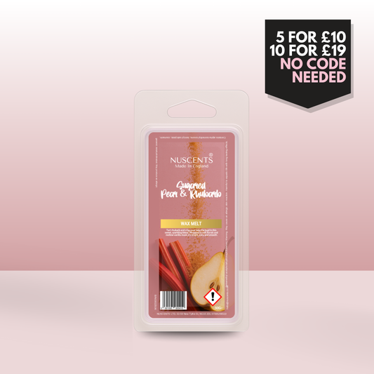 50g *NEW Sugared Pear & Rhubarb Scented Wax Melt