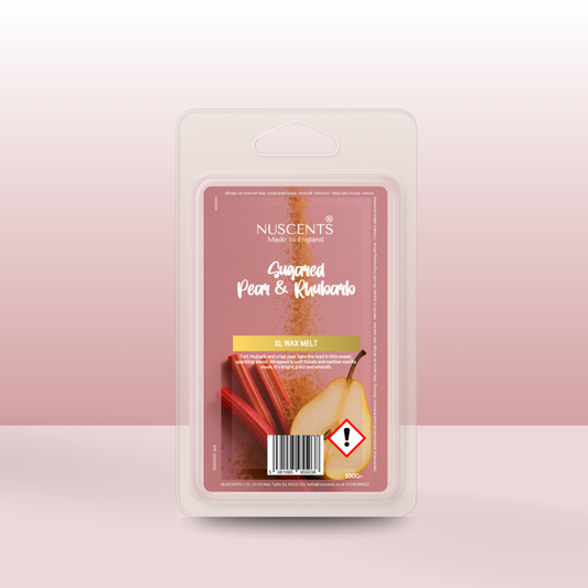 *NEW Sugared Pear & Rhubarb XL Wax Melt - Nuscents