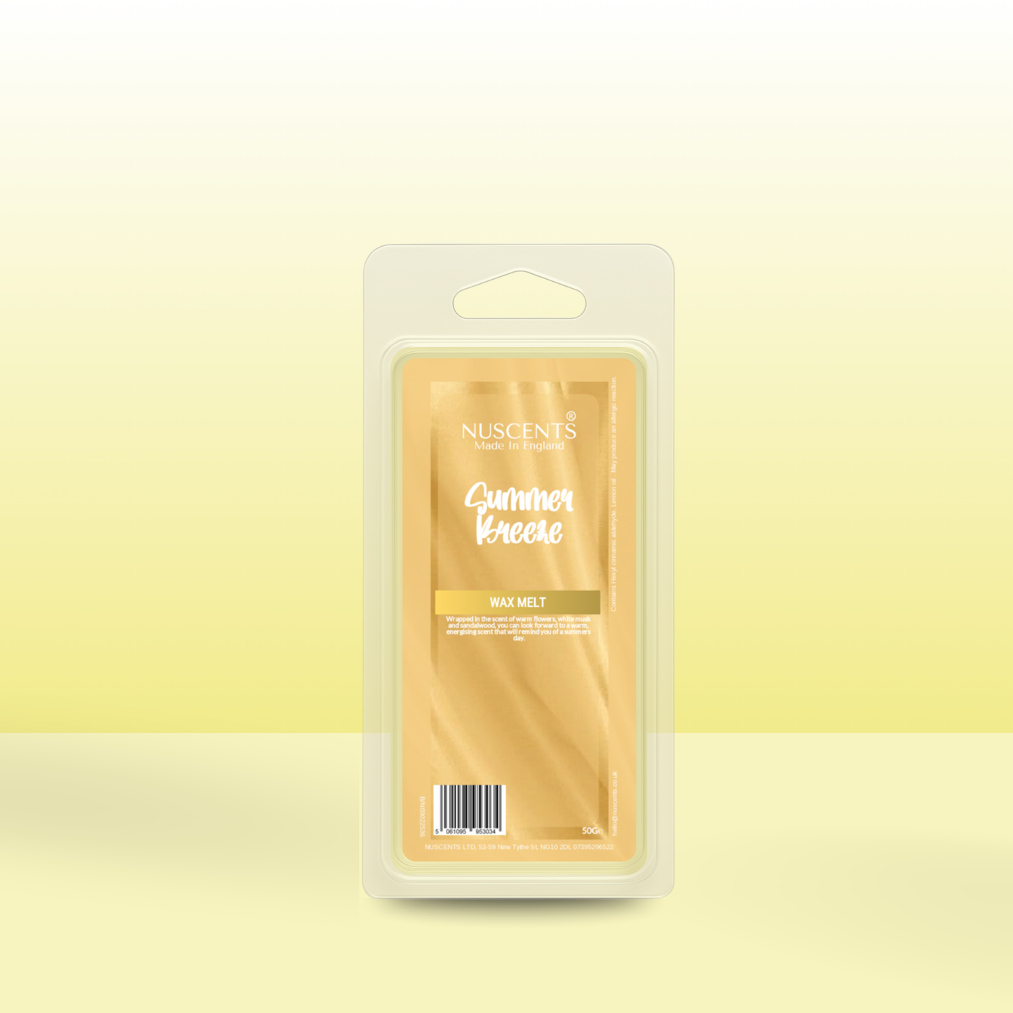 50g Summer Breeze Scented Wax Melt
