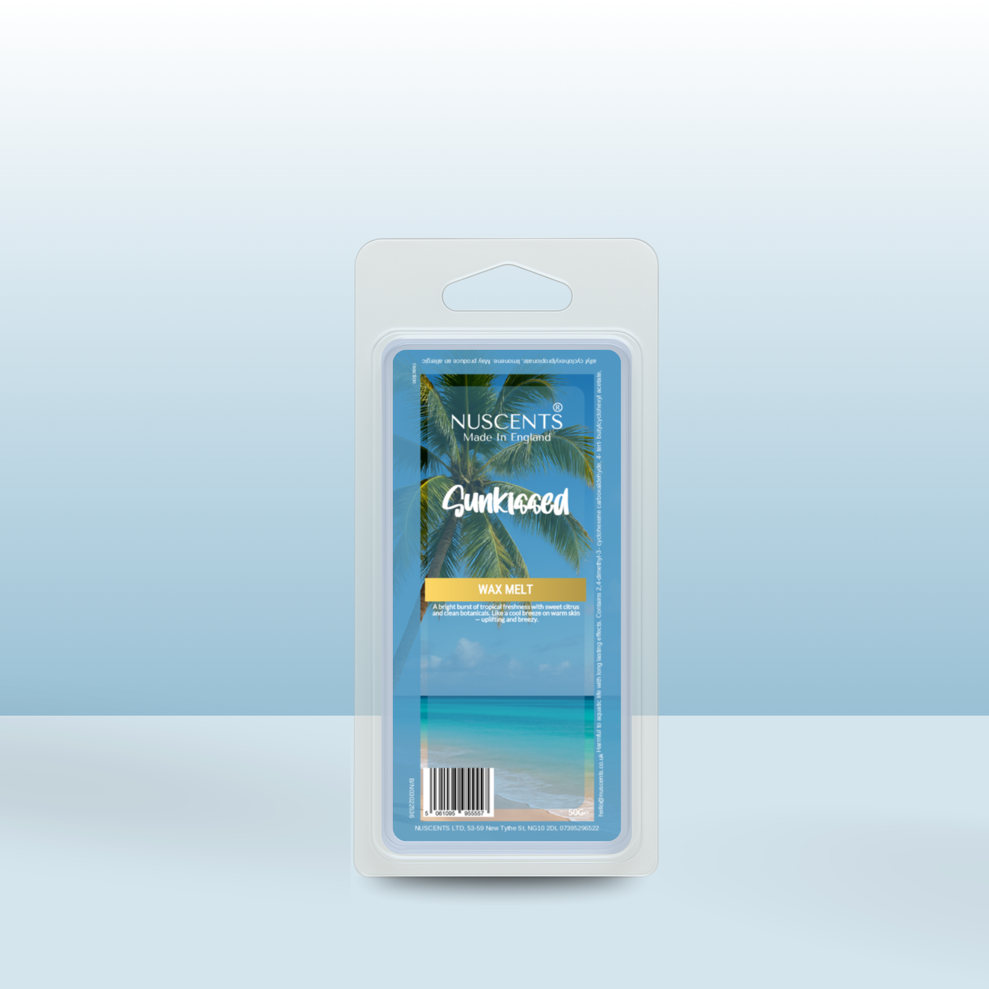 50g *NEW Sunkissed Scented Wax Melt - Nuscents