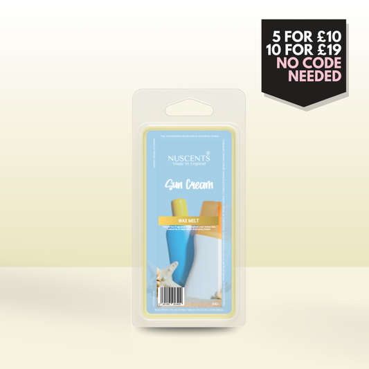 50g *LAST CHANCE Sun Cream Scented Wax Melt