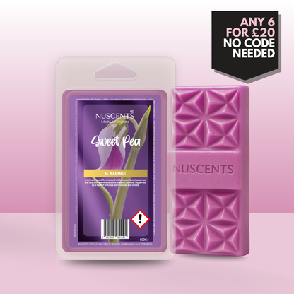 Sweet Pea Wax Melt 100g XL