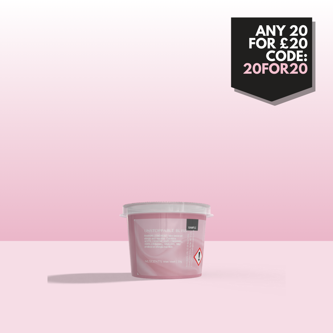 Unstoppable Bliss Wax Melt Sample 25g