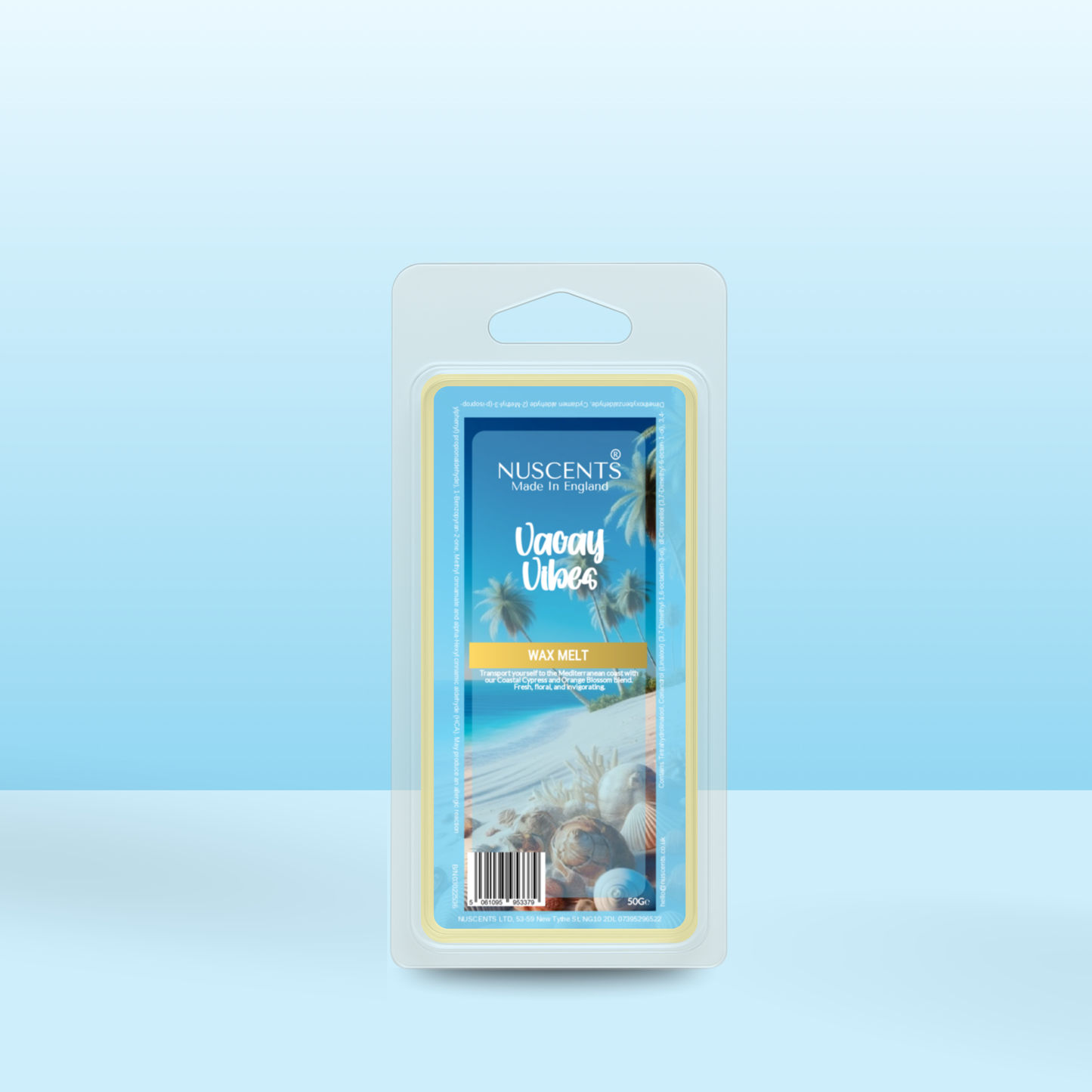 50g Vacay Vibes Scented Wax Melt - Nuscents