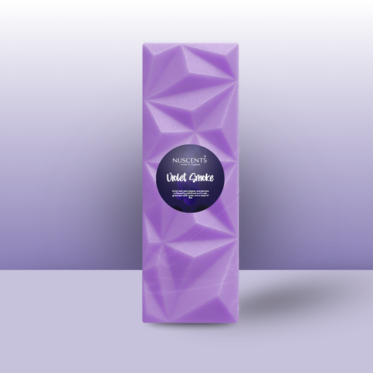 Violet Smoke wax melt XL bar for home fragrances