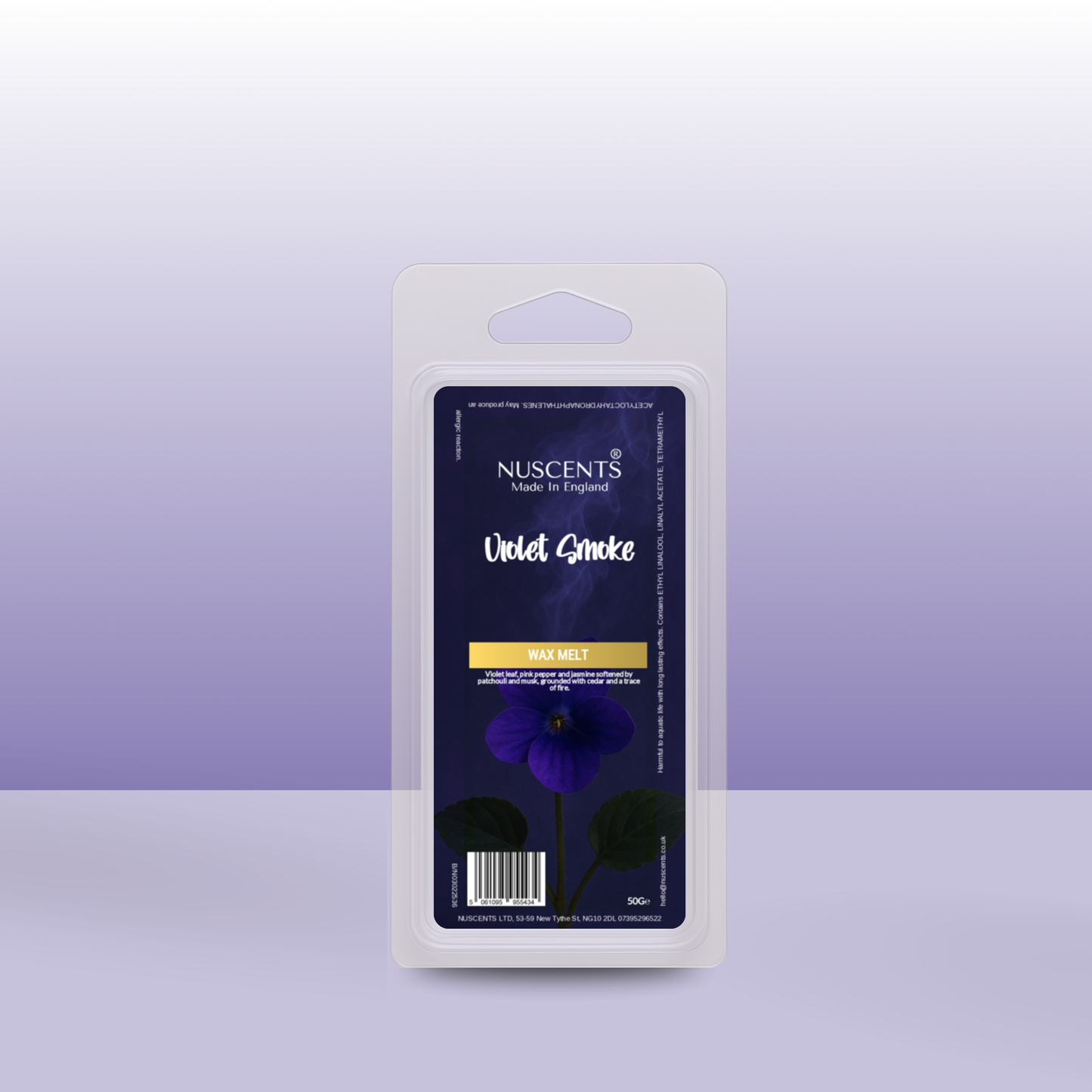 50g *NEW Violet Smoke Scented Wax Melt - Nuscents