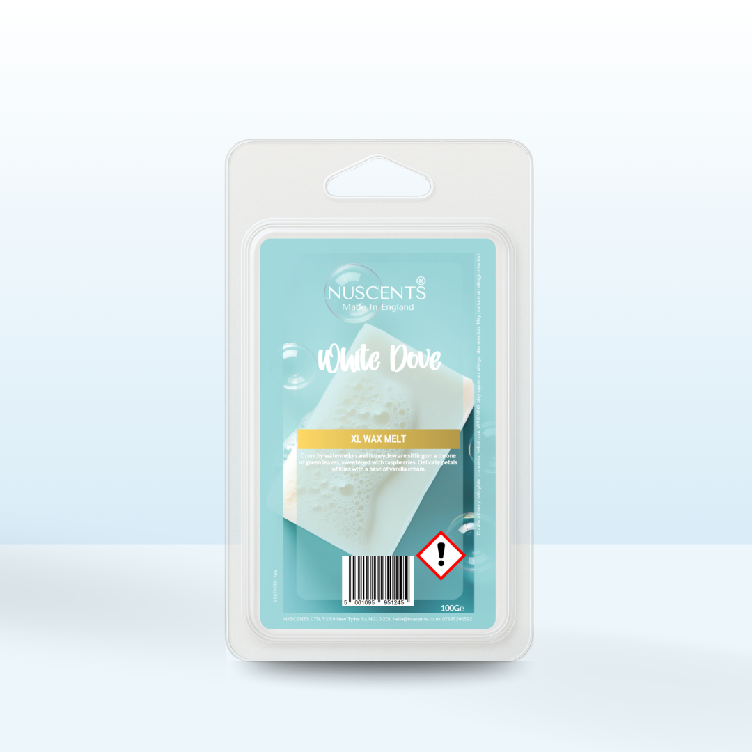 White Dove XL Wax Melt - Nuscents