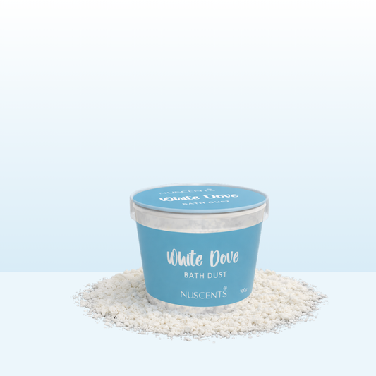 White Dove Bath Dust