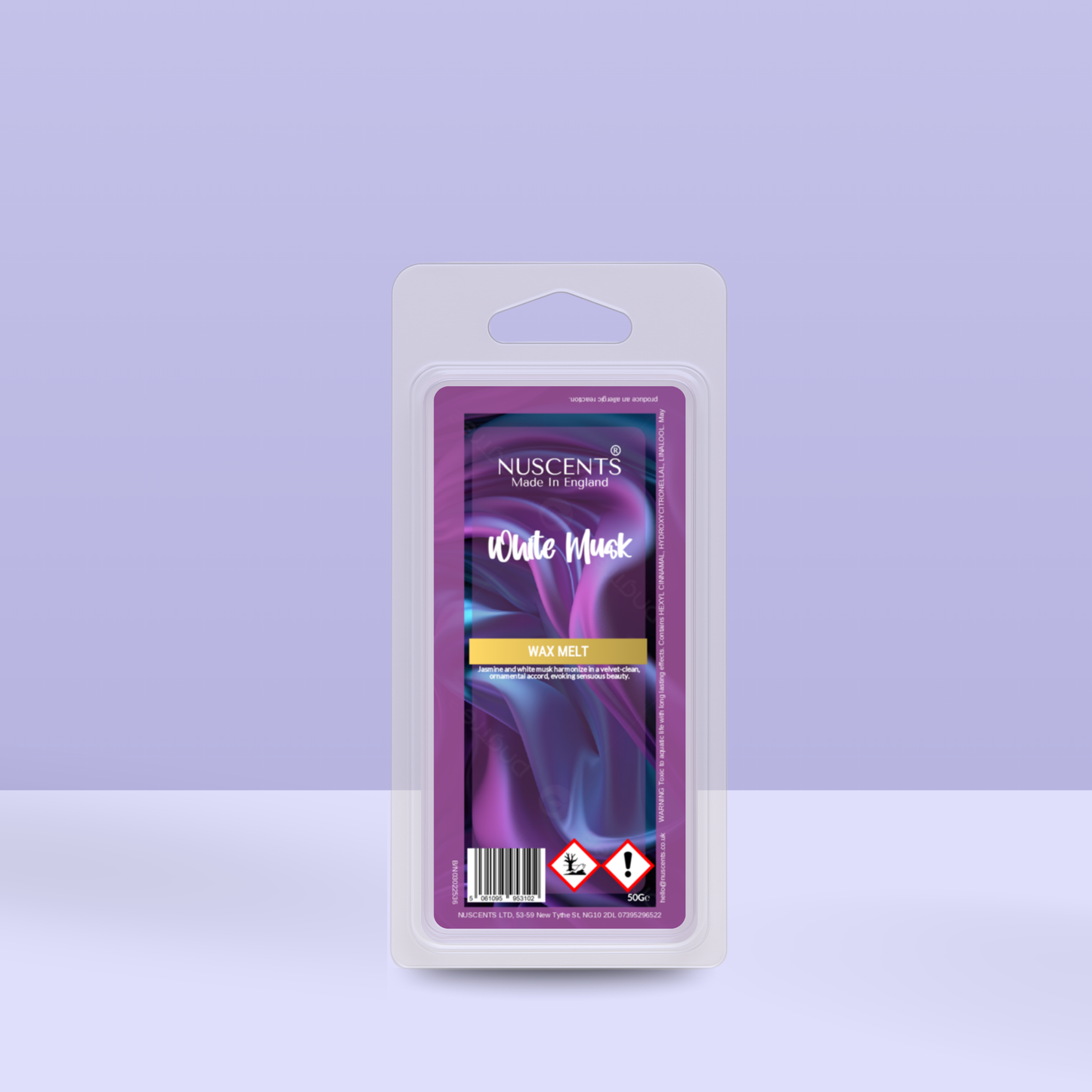 50g White Musk Scented Wax Melt