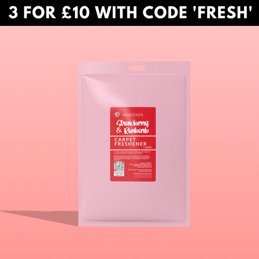 Strawberry & Rhubarb Carpet Freshener 250g