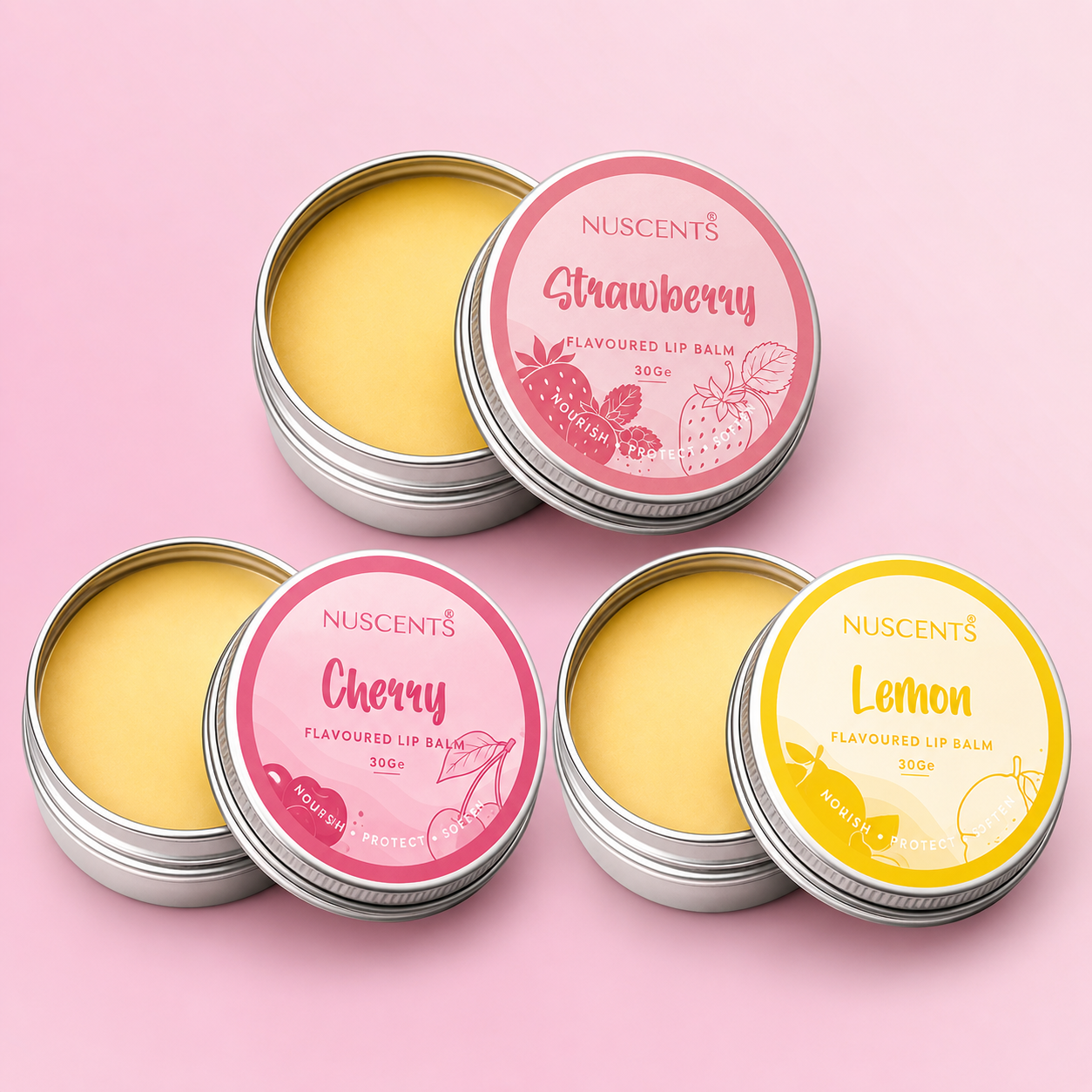 The Sweet Lip Balm Trio (3x 15g)