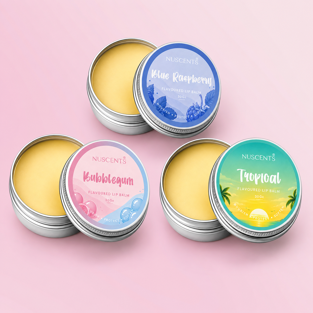 The Playful Lip Balm Trio (3x 15g)