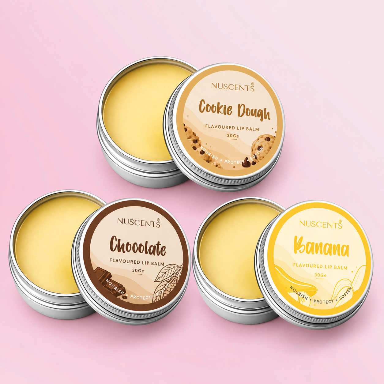 The Treat Lip Balm Trio (3x 15g)