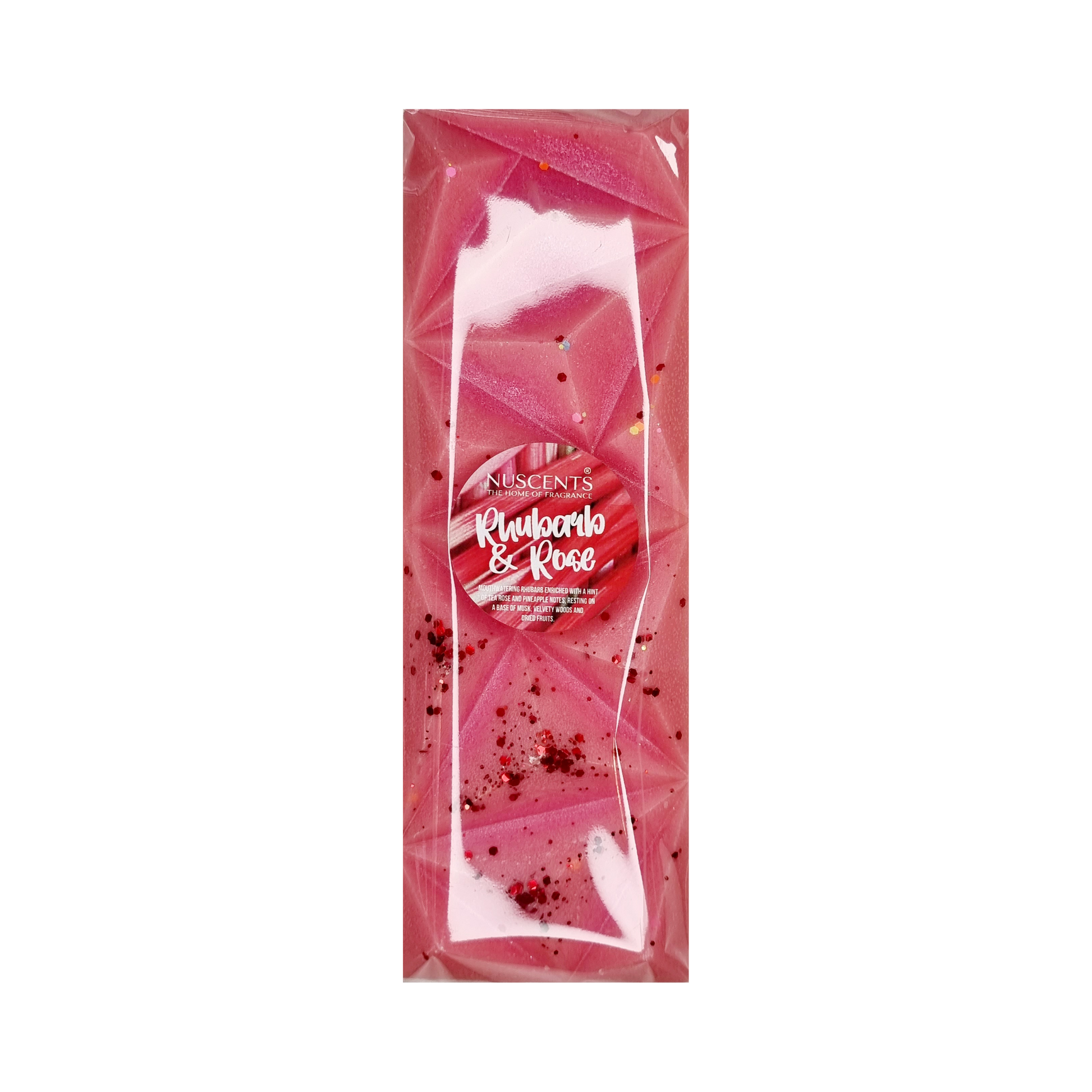 Rhubarb & Rose Wax Melt Snap Bar XL
