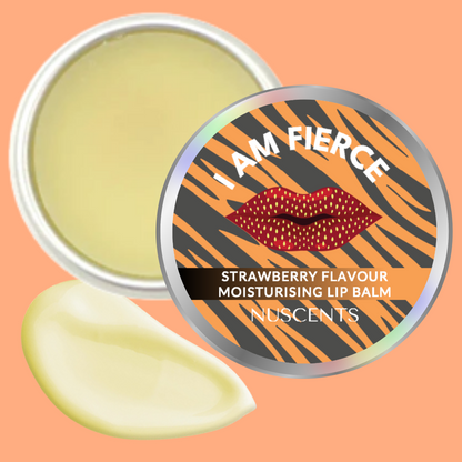 LAST CHANCE I Am Fierce Strawberry Flavour Lip Balm